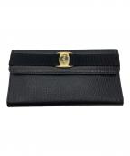 Salvatore Ferragamoサルヴァトーレ フェラガモ）の古着「長財布」｜ブラック