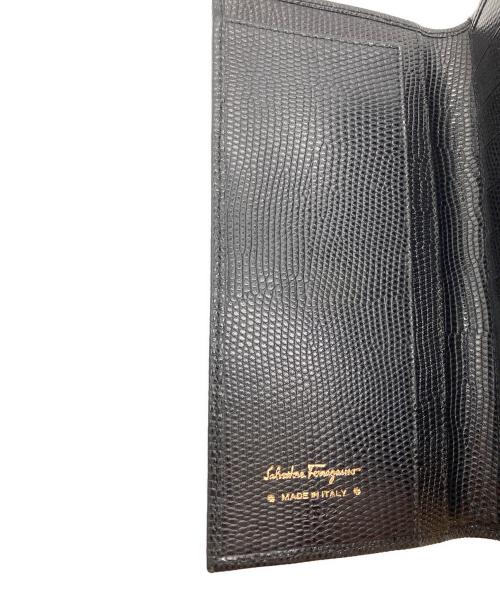 Salvatore Ferragamo（サルヴァトーレ フェラガモ）Salvatore Ferragamo (サルヴァトーレ フェラガモ) 長財布 ブラックの古着・服飾アイテム