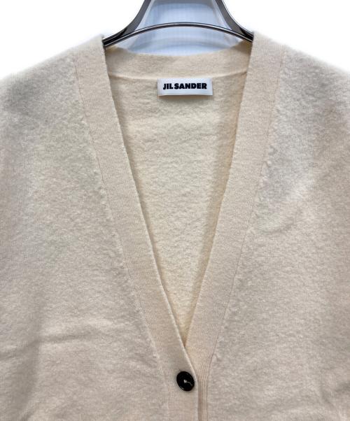 JIL SANDER（ジルサンダー）JIL SANDER (ジルサンダー) ウールカーディガン アイボリー サイズ:34の古着・服飾アイテム