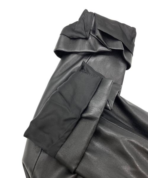 ZARA（ザラ）ZARA (ザラ) フェイクレザーコート ブラック サイズ:SIZE Sの古着・服飾アイテム