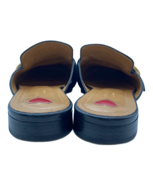 GUCCI（グッチ）GUCCI (グッチ) プリンスタウン シェリーライン ダブルG ミュールサンダル ブラック サイズ:SIZE 37の古着・服飾アイテム
