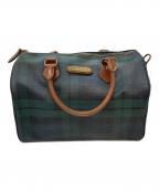 POLO RALPH LAURENポロ・ラルフローレン）の古着「ミニボストンバッグ」｜グリーン