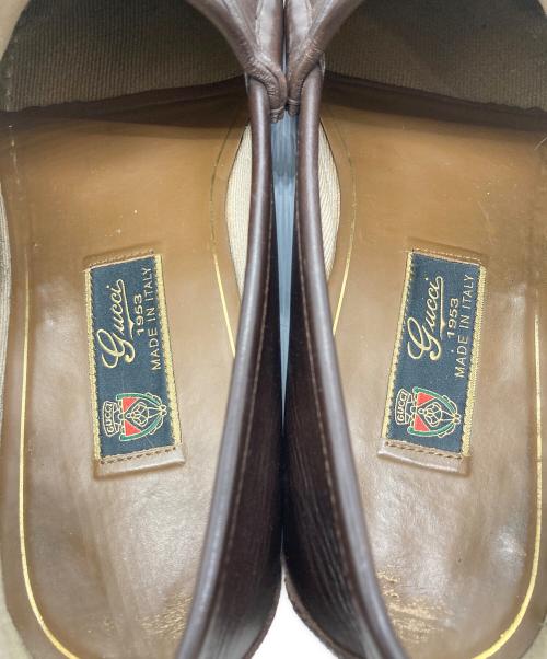 GUCCI（グッチ）GUCCI (グッチ) ホースビットローファー ブラウン サイズ:81.5の古着・服飾アイテム