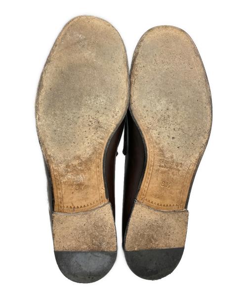 GUCCI（グッチ）GUCCI (グッチ) ホースビットローファー ブラウン サイズ:81.5の古着・服飾アイテム