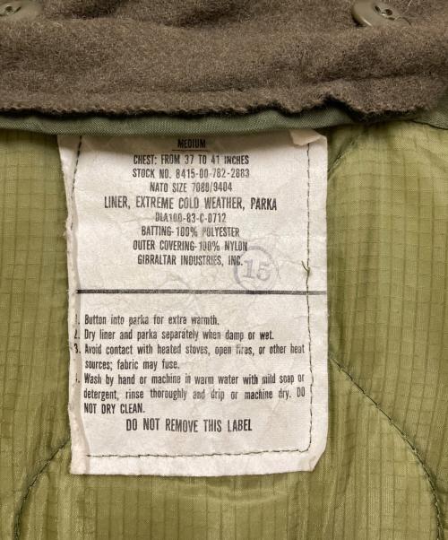 US ARMY（ユーエスアーミー）US ARMY (ユーエスアーミー) フルセット M-65フィールドパーカー カーキ サイズ:SIZE Mの古着・服飾アイテム