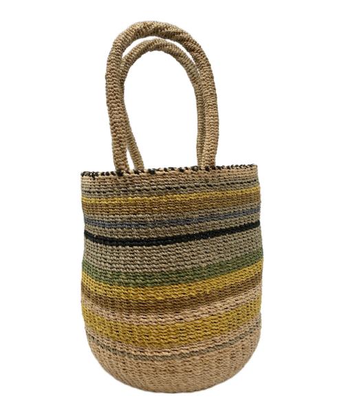 VIOLAd'ORO（ヴィオラドーロ）VIOLAd'ORO (ヴィオラドーロ) アバカカゴバッグ マルチカラーの古着・服飾アイテム