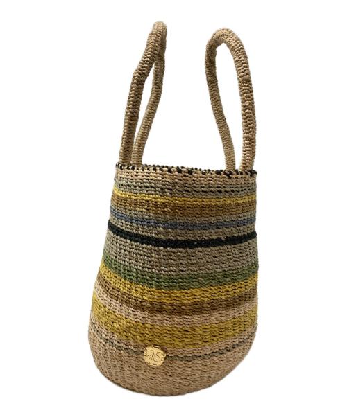 VIOLAd'ORO（ヴィオラドーロ）VIOLAd'ORO (ヴィオラドーロ) アバカカゴバッグ マルチカラーの古着・服飾アイテム