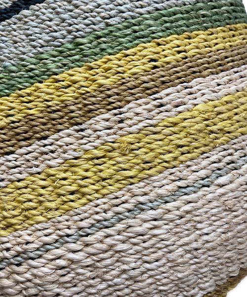 VIOLAd'ORO（ヴィオラドーロ）VIOLAd'ORO (ヴィオラドーロ) アバカカゴバッグ マルチカラーの古着・服飾アイテム