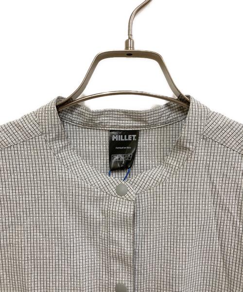 MILLET（ミレー）MILLET (ミレー) INSECT BARRIER LS STAND SHRT グレー サイズ:L 未使用品の古着・服飾アイテム