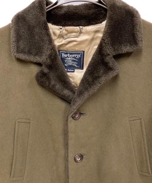Burberry's（バーバリーズ）Burberry's (バーバリーズ) メルトンウールチェスターコート カーキ サイズ:Mの古着・服飾アイテム
