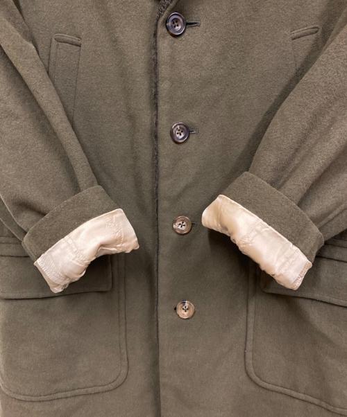 Burberry's（バーバリーズ）Burberry's (バーバリーズ) メルトンウールチェスターコート カーキ サイズ:Mの古着・服飾アイテム