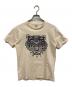 KENZO（ケンゾー）の古着「タイガー刺繍Tシャツ」｜アイボリー