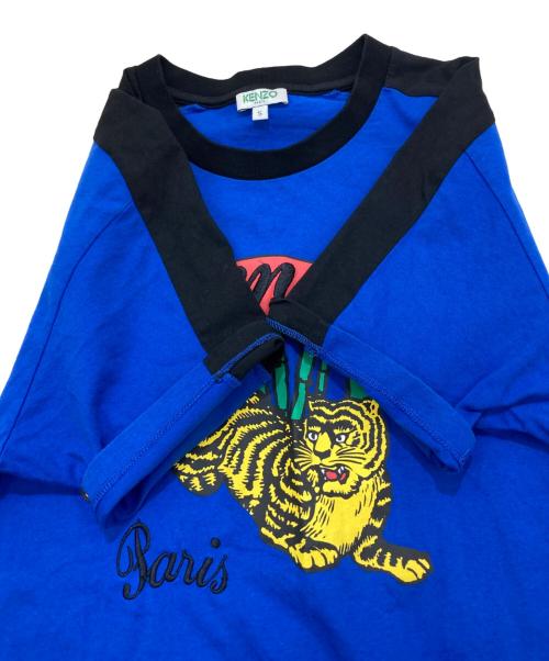 KENZO（ケンゾー）KENZO (ケンゾー) GW Jumping Tiger Tee ブルー サイズ:Sの古着・服飾アイテム