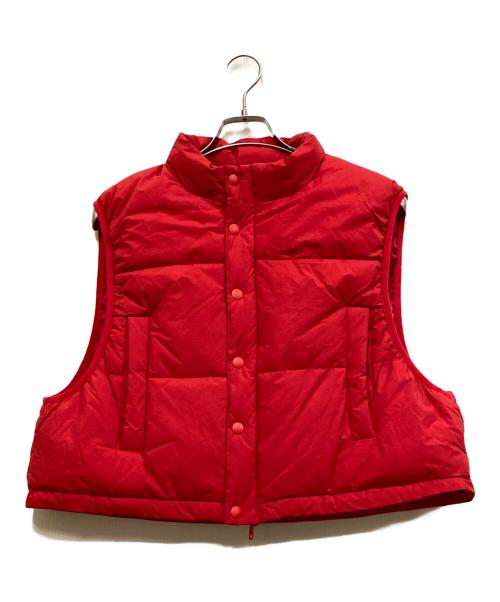 yuw（ユウ）yuw (ユウ) マルチＷＡＹロングマンパ カーキ×レッド サイズ:FREE 未使用品の古着・服飾アイテム