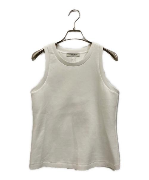 'S Max Mara（エスマックスマーラ）'S Max Mara (エスマックスマーラ) タンクトップ ホワイト サイズ:SIZE Sの古着・服飾アイテム