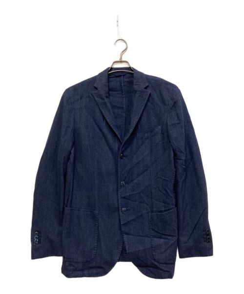 luigi bianti（ルイジ・ビアンキ）luigi bianti (ルイジ・ビアンキ) テーラードジャケット ネイビー サイズ:48の古着・服飾アイテム