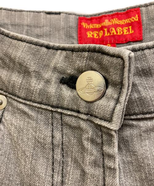 Vivienne Westwood RED LABEL（ヴィヴィアンウエストウッドレッドレーベル）Vivienne Westwood RED LABEL (ヴィヴィアンウエストウッドレッドレーベル) デニムパンツ グレー サイズ:SIZE Mの古着・服飾アイテム
