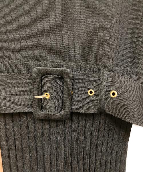 Diagram（ダイアグラム）Diagram (ダイアグラム) ニットワンピース ブラック サイズ:36の古着・服飾アイテム