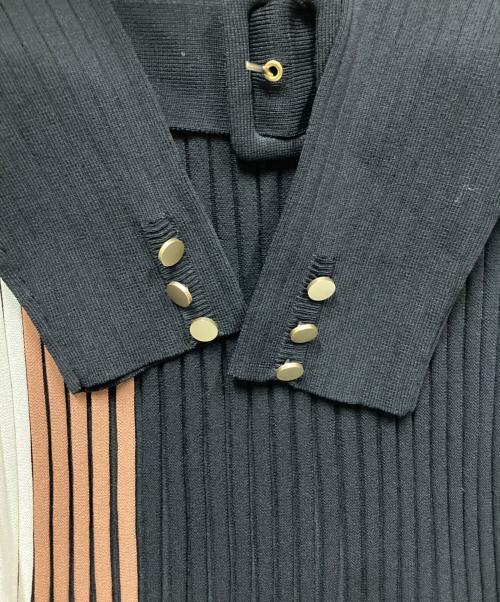 Diagram（ダイアグラム）Diagram (ダイアグラム) ニットワンピース ブラック サイズ:36の古着・服飾アイテム