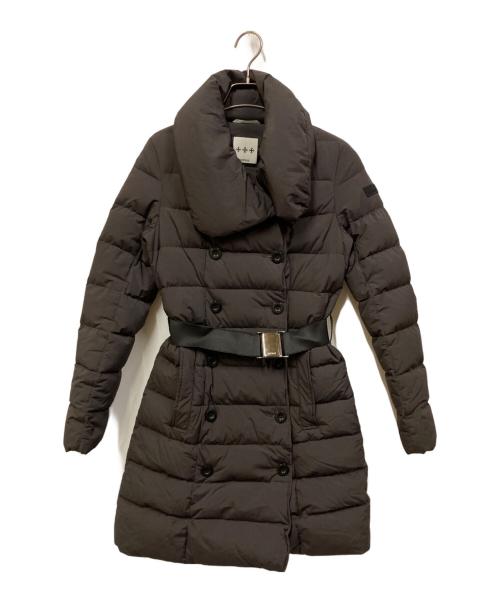 TATRAS（タトラス）TATRAS (タトラス) TERESA LONG BELT DOWN COAT/ﾃﾚｻﾛﾝｸﾞﾍﾞﾙﾄﾀﾞｳﾝｺｰﾄ ブラウン サイズ:SIZE 1の古着・服飾アイテム