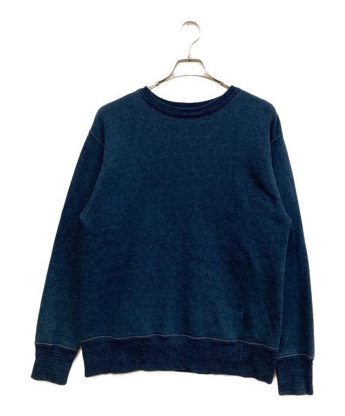 45R（フォーティファイブ・アール）45R (フォーティファイブ・アール) 裏起毛スウェット インディゴ サイズ:表記なしの古着・服飾アイテム