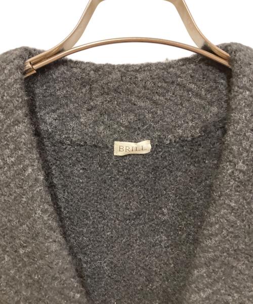 BRILL（ブリル）BRILL (ブリル) JQ KNIT JACKET ブラック サイズ:FREEの古着・服飾アイテム