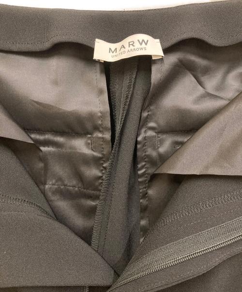 MARW UNITED ARROWS（マルゥ ユナイテッドアローズ）MARW UNITED ARROWS (マルゥ ユナイテッドアローズ) ツイルフレアパンツ ブラック サイズ:SIZE 34の古着・服飾アイテム