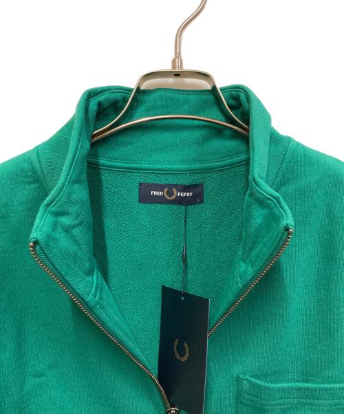 FRED PERRY（フレッドペリー）FRED PERRY (フレッドペリー) 1952 Zip Through Sweatshirt グリーン サイズ:L 未使用品の古着・服飾アイテム