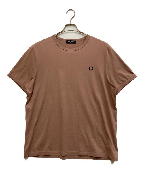 FRED PERRY（フレッドペリー）FRED PERRY (フレッドペリー) Tシャツ ブラウン サイズ:XLの古着・服飾アイテム