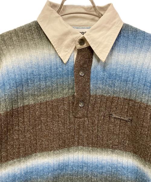 PRANK PROJECT（プランクプロジェクト）PRANK PROJECT (プランクプロジェクト) Blur Border Rugger Knit マルチカラー サイズ:-の古着・服飾アイテム