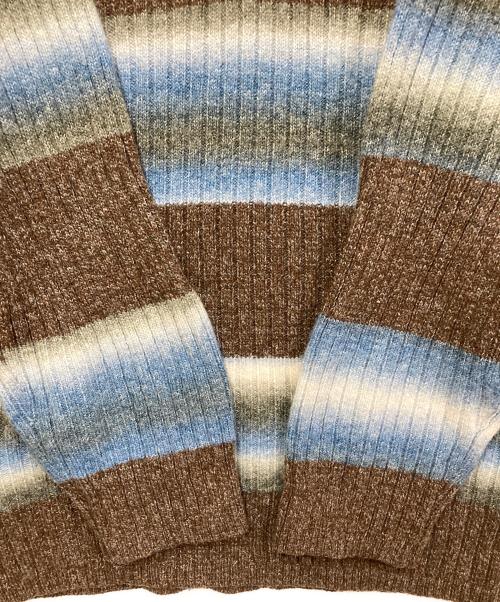 PRANK PROJECT（プランクプロジェクト）PRANK PROJECT (プランクプロジェクト) Blur Border Rugger Knit マルチカラー サイズ:-の古着・服飾アイテム