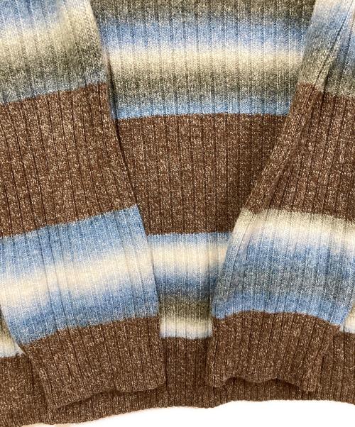 PRANK PROJECT（プランクプロジェクト）PRANK PROJECT (プランクプロジェクト) Blur Border Rugger Knit マルチカラー サイズ:-の古着・服飾アイテム