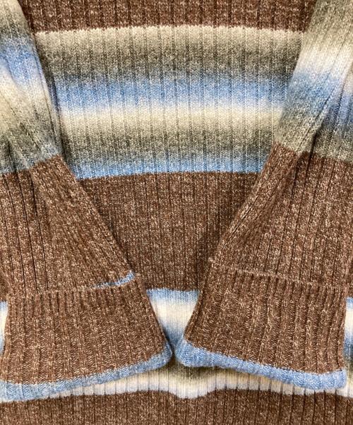 PRANK PROJECT（プランクプロジェクト）PRANK PROJECT (プランクプロジェクト) Blur Border Rugger Knit マルチカラー サイズ:-の古着・服飾アイテム