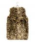 6(ROKU) BEAUTY&YOUTH (ロク ビューティーアンドユース) FAKE FUR LEOPARD PRINT VEST ベージュ サイズ:SIZE 36：6000円