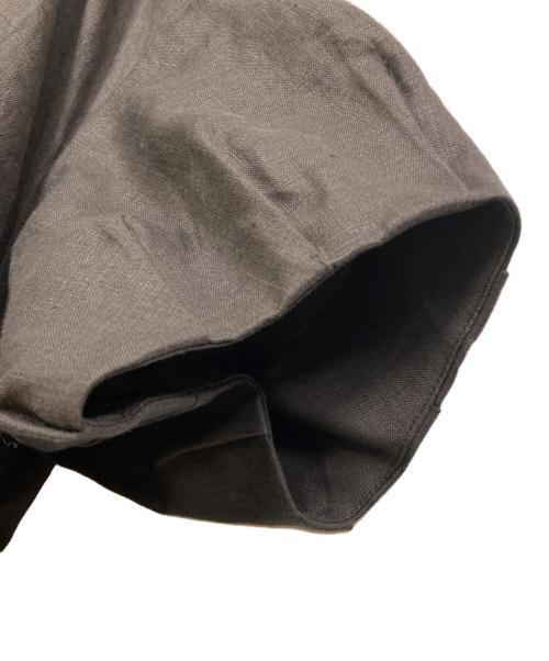 ebure（エブール）EBURE (エブール) ボタニカルリネンワンピース グレー サイズ:36の古着・服飾アイテム