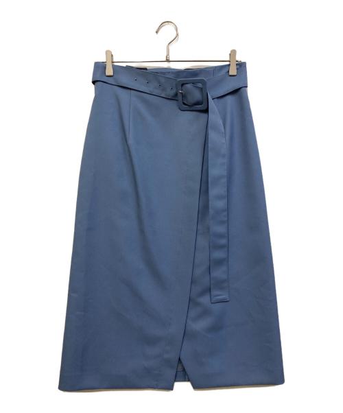 ADORE（アドーア）ADORE (アドーア) トレンチスカート ブルー サイズ:SIZE 38の古着・服飾アイテム