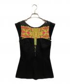 ROBERTO CAVALLIロベルトカヴァリ）の古着「ビスチェ」｜ブラック