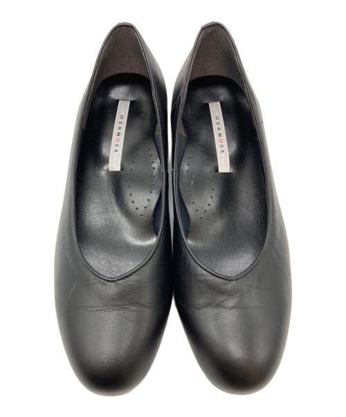 HERMOSA（ハモサ）HERMOSA (ハモサ) プレーンパンプス ブラック サイズ:SIZE 24cmの古着・服飾アイテム