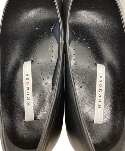 HERMOSA（ハモサ）HERMOSA (ハモサ) プレーンパンプス ブラック サイズ:SIZE 24cmの古着・服飾アイテム
