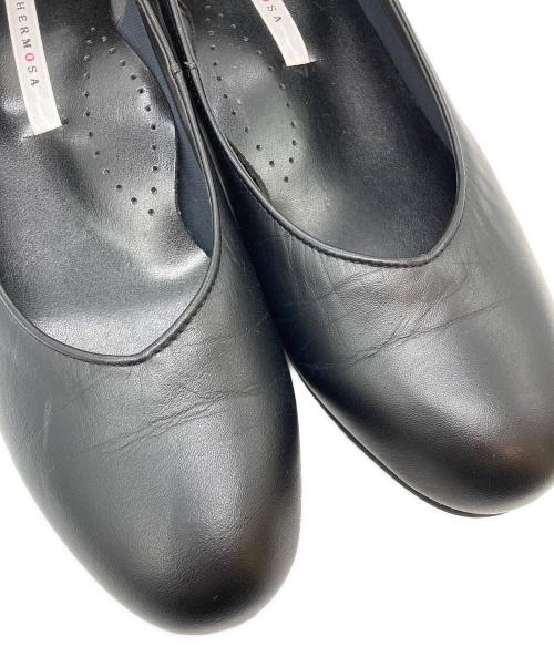 HERMOSA（ハモサ）HERMOSA (ハモサ) プレーンパンプス ブラック サイズ:SIZE 24cmの古着・服飾アイテム