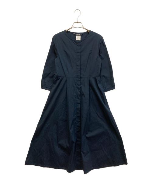 'S Max Mara（エスマックスマーラ）'S Max Mara (エスマックスマーラ) ドローストリングワンピース ネイビー サイズ:SIZE 38の古着・服飾アイテム
