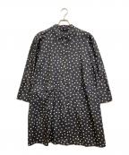HERNOヘルノ）の古着「ドットワンピース」｜ブラック