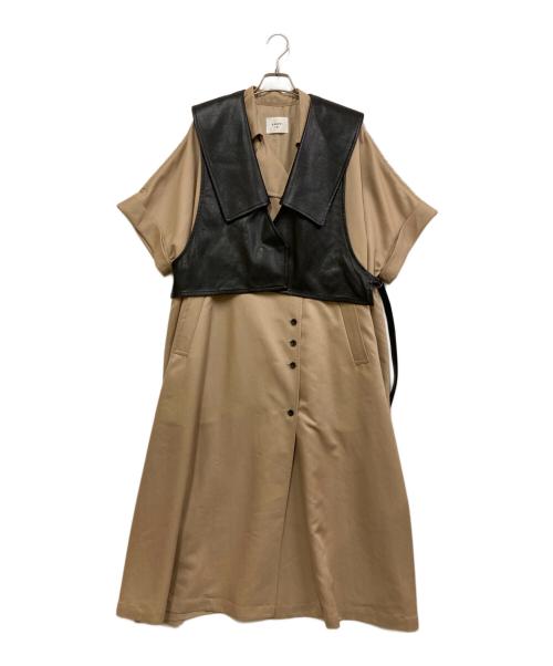 Ameri（アメリ）Ameri (アメリ) TRENCH MULTI WAY LONG VEST ベージュ サイズ:SIZE FREEの古着・服飾アイテム