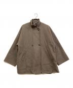 SLOBE IENAスローブ イエナ）の古着「souple woolダブルフェイススタンドコート」｜ブラウン