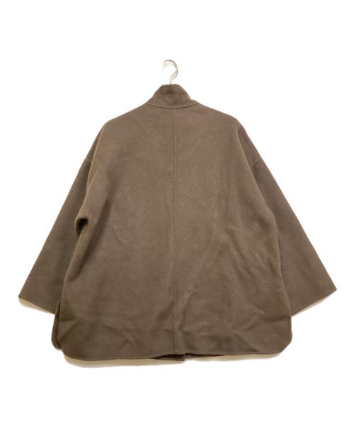 SLOBE IENA（スローブ イエナ）SLOBE IENA (スローブ イエナ) souple woolダブルフェイススタンドコート ブラウン サイズ:表記なしの古着・服飾アイテム