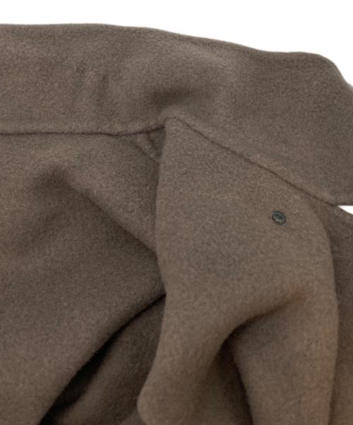 SLOBE IENA（スローブ イエナ）SLOBE IENA (スローブ イエナ) souple woolダブルフェイススタンドコート ブラウン サイズ:表記なしの古着・服飾アイテム