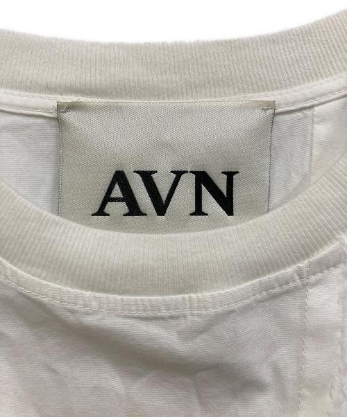 AVN（エーヴィーエヌ）AVN (エーヴィーエヌ) 半袖ワンピース ホワイト サイズ:SIZE 40の古着・服飾アイテム