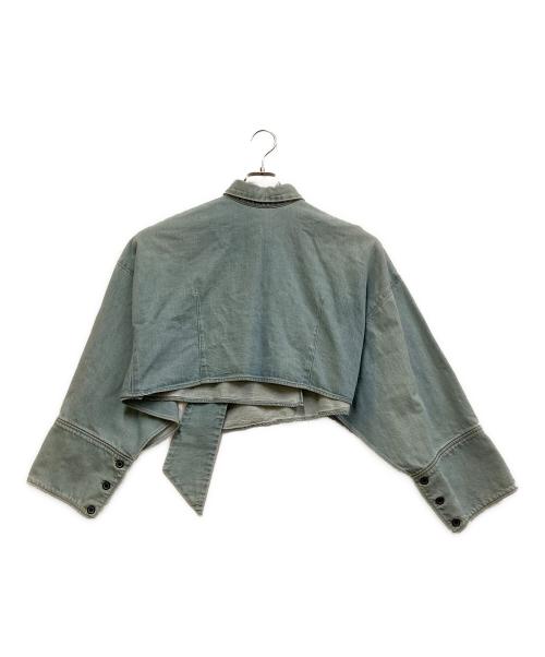 rito structure（リト ストラクチャー）rito structure (リト ストラクチャー) デニムブラウス スカイブルー サイズ:SIZE Sの古着・服飾アイテム