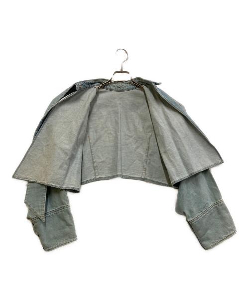 rito structure（リト ストラクチャー）rito structure (リト ストラクチャー) デニムブラウス スカイブルー サイズ:SIZE Sの古着・服飾アイテム