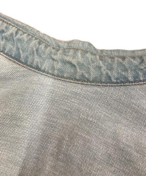 rito structure（リト ストラクチャー）rito structure (リト ストラクチャー) デニムブラウス スカイブルー サイズ:SIZE Sの古着・服飾アイテム